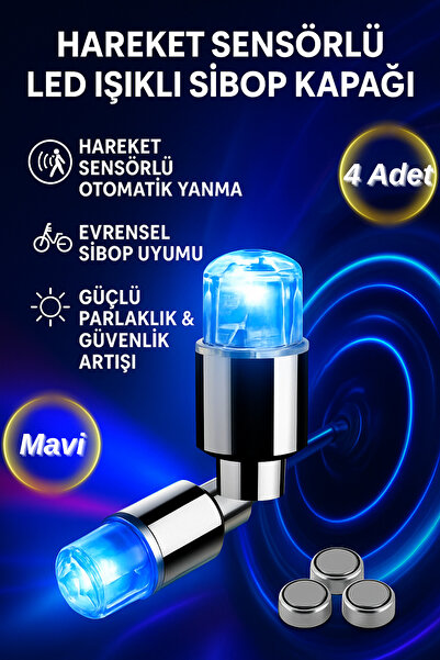 Hane Dostu 4 Adet Işıklı Hareket Halinde Işık Saçan Araba Motorsiklet Bisikle...