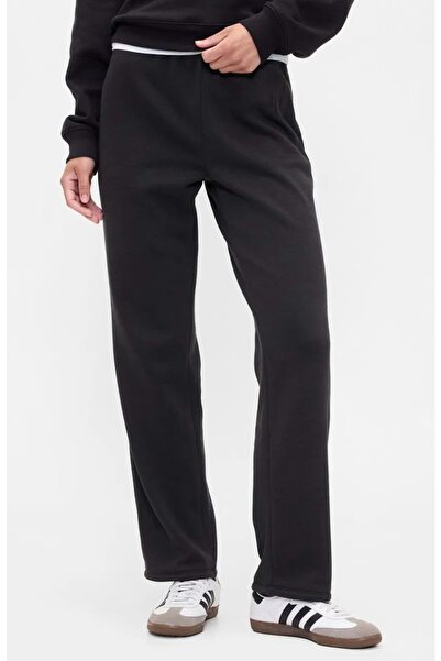 GAP Doorbuster Logo Pull-On Slim 800432 Дамски спортни панталони ЧЕРЕН