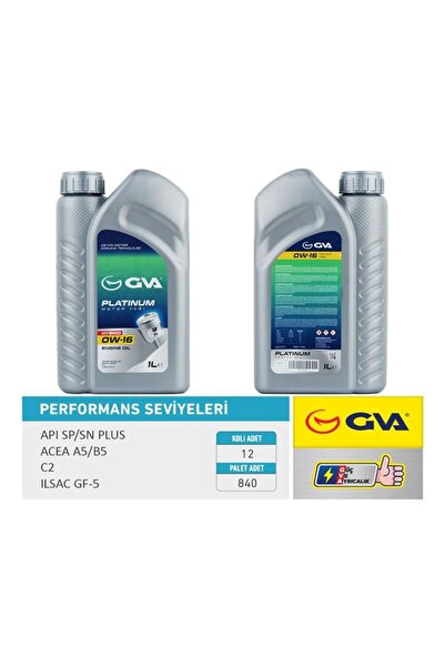 GVA 9920851 - MOTOR YAĞI 1 LT 0W16 TAM SENTETİK API SP / SN-PLUS ILSAC GF-6B ...