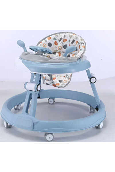 My modern game مشاية ووكر 4 في 1 أطفال دائرية بمقعد مبطن مع موسيقى مع مركز لج...