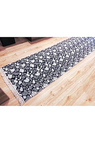 Casa de vis Online Traditional style carpet, cotton with jute, Casa De Vis Online, Gray, 80 x 300 CM
