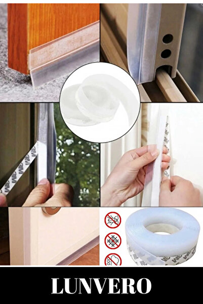 Lunvero Premium Yalıtım Kapı Pencere Rüzgar Kesici Ses Böcek Toz Isı Izolasyo...