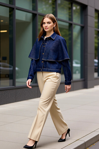 BENERLY Women's 100% Cotton Peter Pan collar Standard Sleeve Plain Pattern Mo...