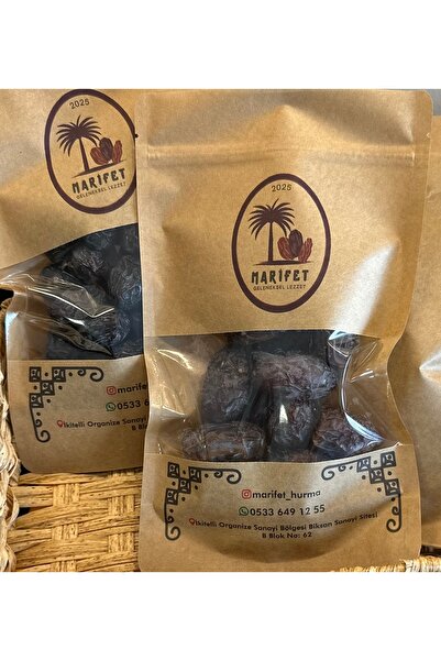 MARİFET HURMA Medjool Hurması – Premium Jumbo Boy (Taze, Etli, Şeker İlavesiz)