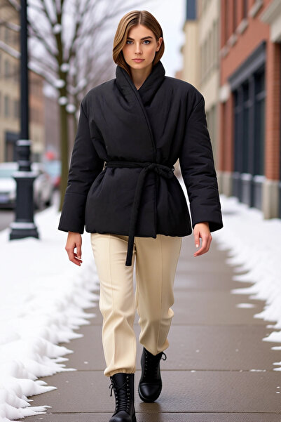 BENERLY Women Shawl Collar Long Sleeve Solid Pattern Coat Functional Durable ...