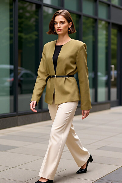 BENERLY Women's Jacket Collar Long Sleeve Standard Fit Woven Functional Durab...