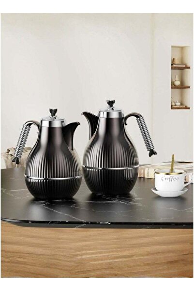 ALQANNAS Set of 2 High-Quality Tea & Coffee Thermoses with 3-Year