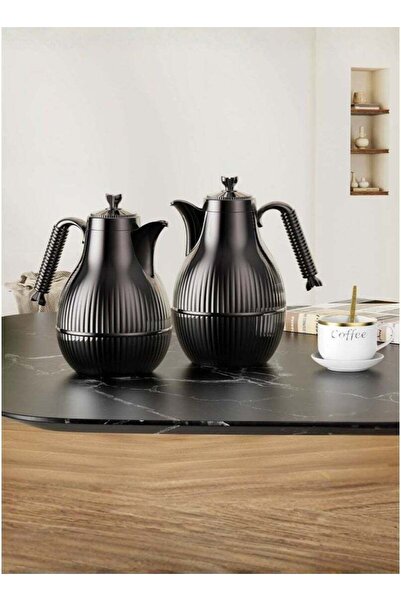 ALQANNAS طقم من ترمسين عاليي الجودة للشاي والقهوة مع ضمان لمدة 3 سنوات