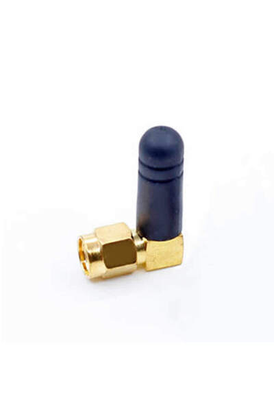 Alkatronik Mini 868Mhz RF 2dBi SMA Erkek 90 Derece Anten 27mm Kablosuz Haberl...
