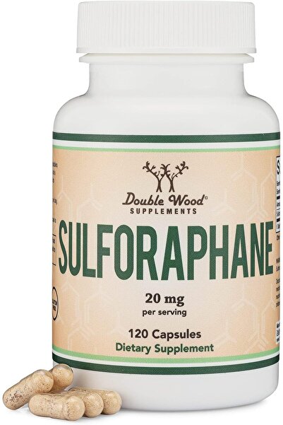 Double Wood Supplements Sulforaphane - 20mg of Activated and Stabilized Sulfo...