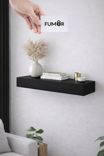 Fumor Gizli Bölmeli NFC Kartlı Raf | RFID Kilitli Güvenli Saklama