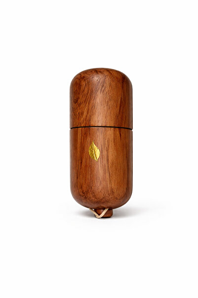 Terra Wooden Spinning Top – Skill Toy, Brown Color