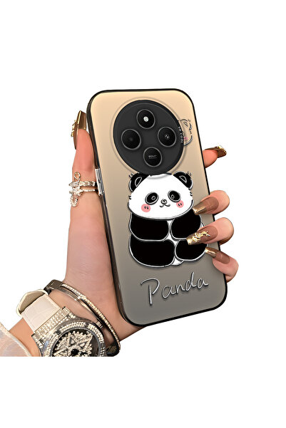 ucuc غطاء سيليكون متوافق مع هاتف Xiaomi Redmi 14C بنمط الباندا اللطيف، حافظة ...