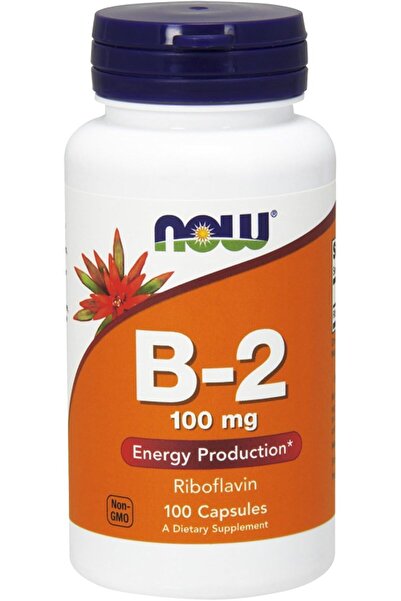 Now Foods ناو فيتامين ب2 (ريبوفلافين) 100 ملغ، 100 كبسولة (عبوة من 3)