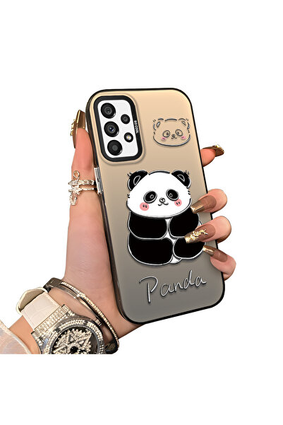 ucuc غطاء سيليكون متوافق مع هاتف سامسونج جالاكسي A73 بنمط الباندا اللطيف، غطا...