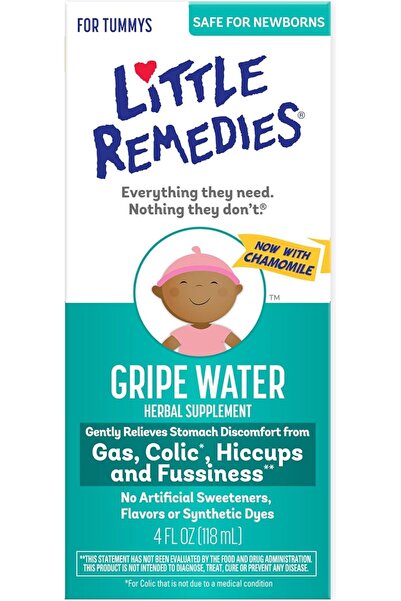 Little Remedies ماء الجريب للأطفال، مع البابونج، لتخفيف الغازات عند الأطفال، ...