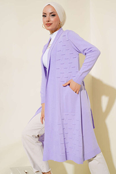 luazul Belted Knitwear Cardigan