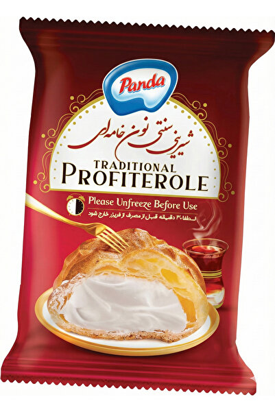 Panda بروفيتيرول تقليدي (خامي) - 60 غرام من كعكات الكريمة المجمدة - كرتون (30 قطعة)