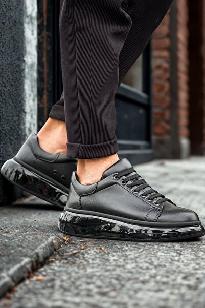 DERİJE Men's Black Sports Shoes Mn295