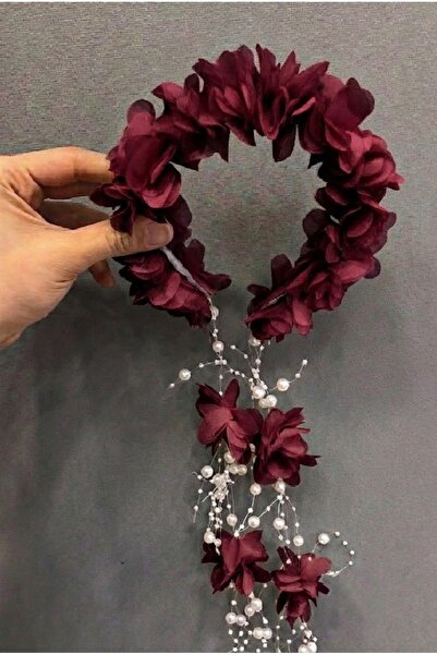 Massaltay تاج الحناء للترفيه للنساء – تاج زهور التول بالليزر