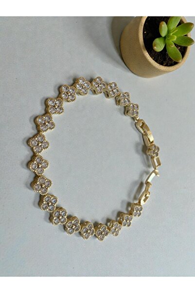 Silver Xuping Çiçek Desenli Bileklik