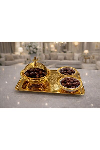 ALMASA Gold date set - 8 pieces, ceramic inside