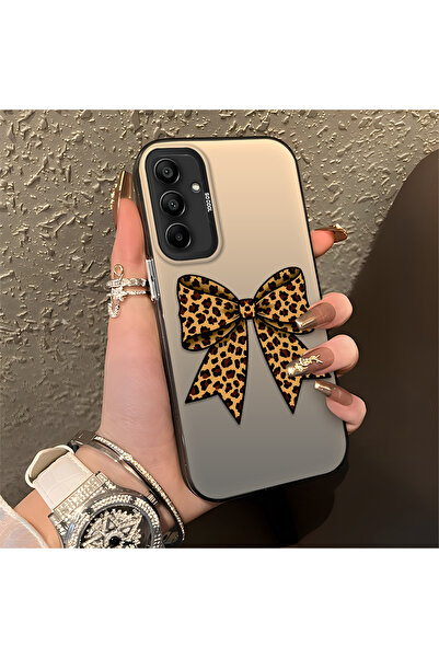 ucuc حافظة سيليكون متينة متوافقة مع هاتف سامسونج جالاكسي A15 مع تصميم الفهد و...