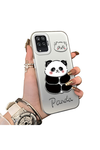 ucuc غطاء سيليكون متوافق مع هاتف سامسونج جالاكسي A12/M12 بنمط الباندا اللطيف ...