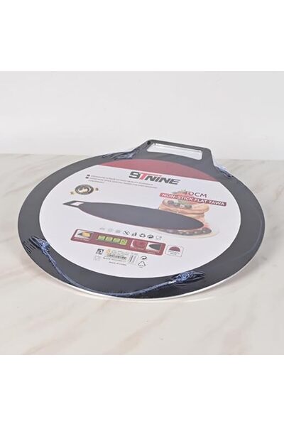 Generic Flat Aluminum Baking Tray with Non-Stick Coating 40 cm for Pastries and Home Baking