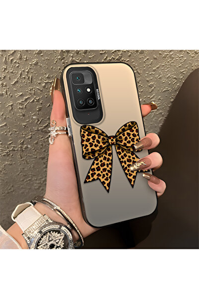 ucuc حافظة سيليكون متينة متوافقة مع هاتف شاومي ريدمي 10 2022 مع تصميم الفهد و...