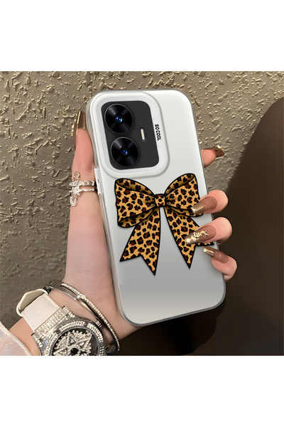 ucuc حافظة حماية من السيليكون المتين المتوافقة مع هاتف Realme C55 مع شريط على...