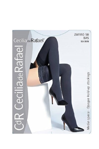 Cecilia De Rafael - Adhesive Band Dress, Microfiber 50 DEN Size 3, Black