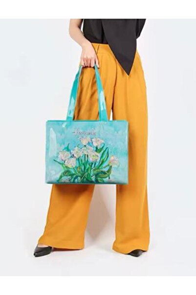 Generic Harrods Stylish Waterproof Shoulder Bag with Floral Design- Large