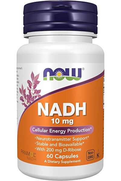 Now Foods مكملات ناو، NADH (نيكوتيناميد أدينين ثنائي النوكليوتيد المختزل) 10 ...