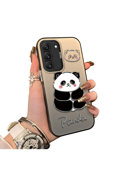 ucuc غطاء سيليكون متوافق مع هاتف سامسونج جالاكسي S22 بنمط الباندا اللطيف، غطا...