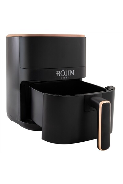 BÖHM Friteuză cu aer BDY-AF601R, 1200 W, 3 L, 6 programe, control digital