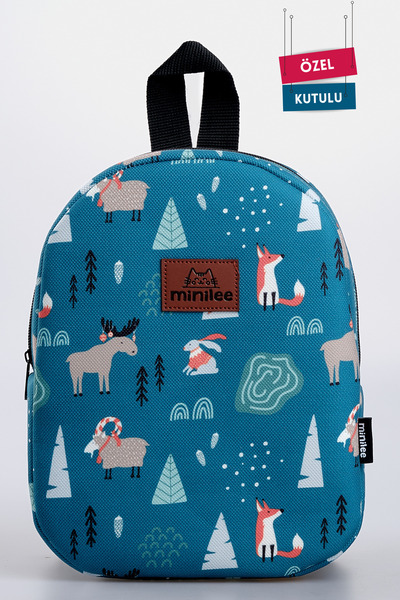 Minilee Yabani Hayvanlar 0-8 Yaş - Kreş, Anaokulu Çocuk Sırt Çantası [özel Ku...
