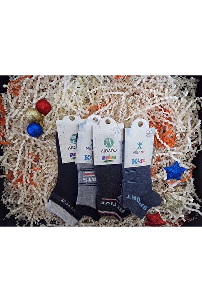 LİA Underwear Economical Boys' Socks 4-Piece Set