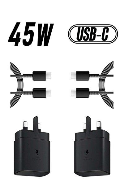 Shopi شاحن منتقي فائق السرعة بقوة 45 واط لأجهزة سامسونج