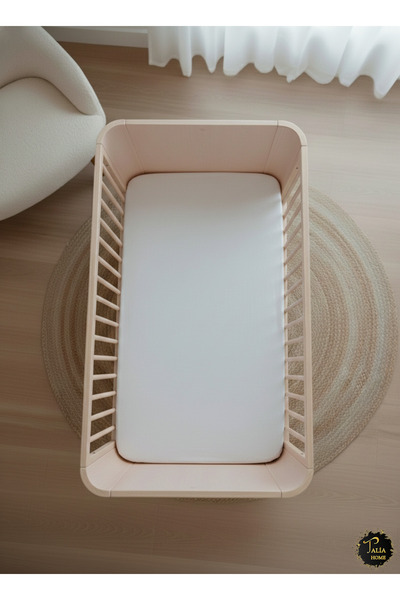 Talia Home ملاءة سرير جانبية للأم من بارك - 100% قطن 70×110 سم