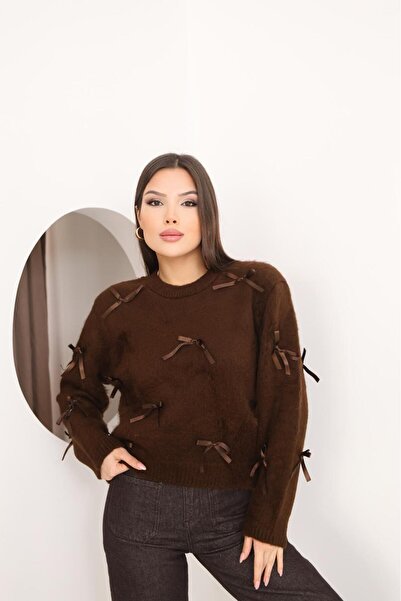 DMBASİC Ribbon Detailed Knitting Sweater