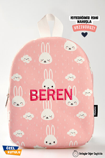 Minilee [İSTEDİĞİNİZ İSMİ NAKIŞLA YAZIYORUZ] - Sevimli Tavşanlar 0-8 Yaş - Kr...