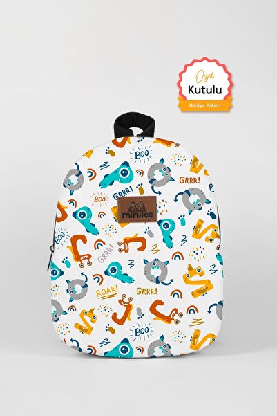 Minilee Harflerin Eğlenceli Dünyası 0-8 Yaş - Kreş, Anaokulu Çocuk Sırt Çanta...