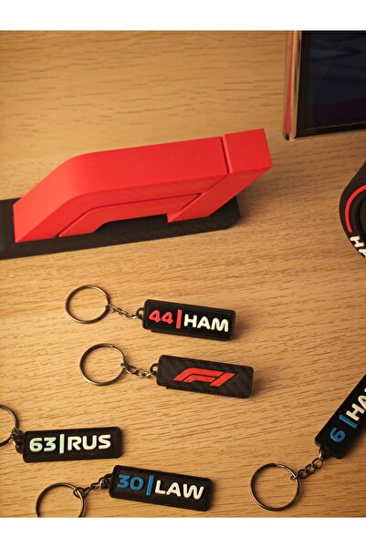 Volson Design F1 Formula 1 Lewis Hamilton Siyah Anahtarlık