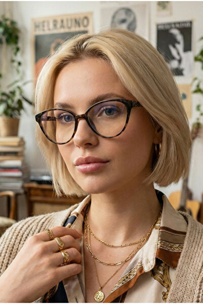 TARSS نظارات كليو الحديثة ذات العدسات الزرقاء المفلترة للضوء