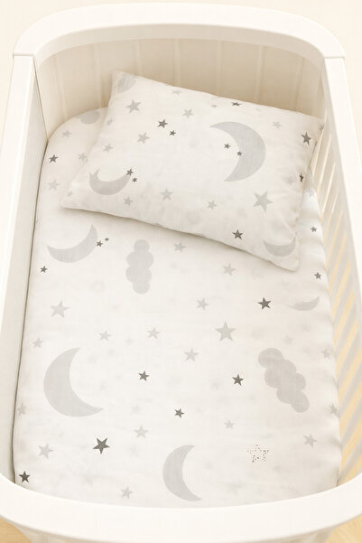 Babycitytr %100 Pamuk Müslin Bebek Yatak Çarşafı & Yastık Seti Yumuşacık, Nef...