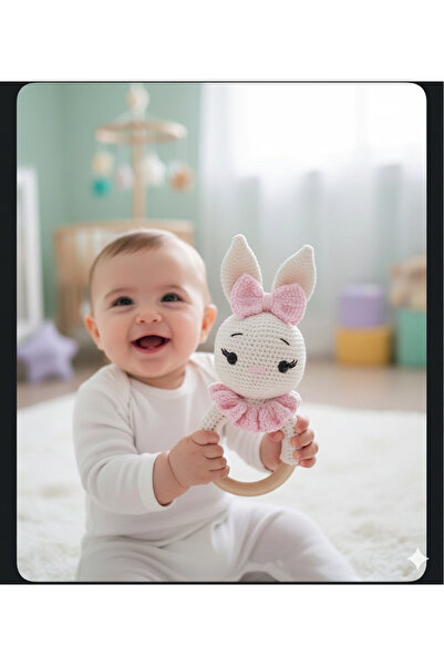 stoks toys Amigurumi Tavşan Çıngırak