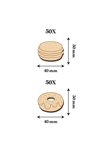 Hold My Stuff Set of 100 Blank Martisor Bases for Painting and Decorating, DI...