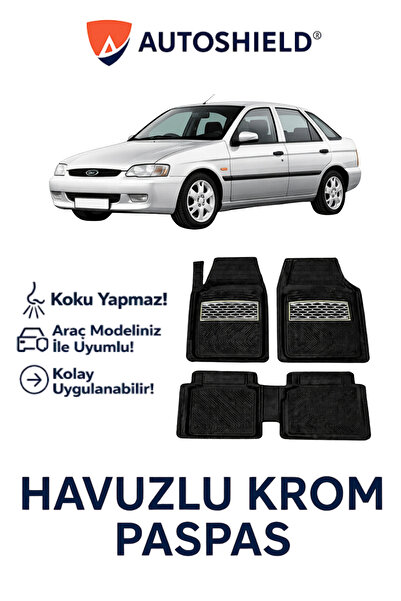 Universal Ford Escort Serisi Tüm Modeller İle Uyumlu Derin Havuzlu Paspas Kro...