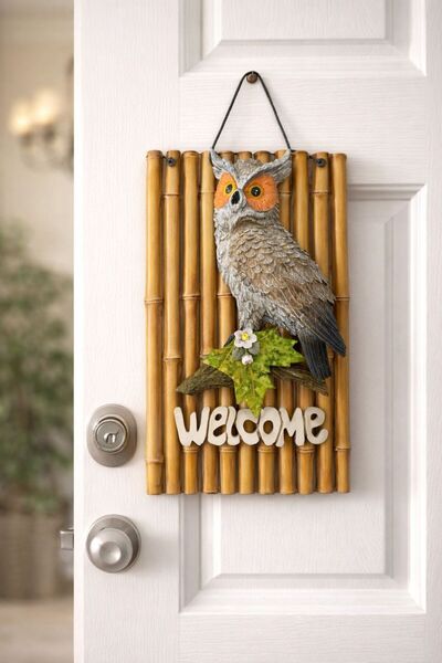 MONA DEKORATİF BAYKUŞ DETAYLI KAPI SÜSÜ